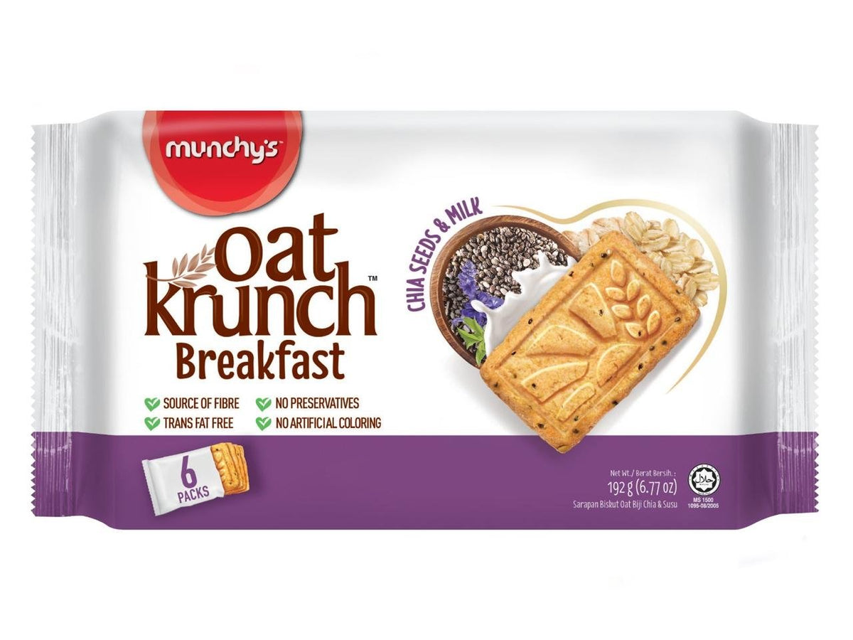 Oat Krunch Chia Seed & Milk Breakfast 192g
