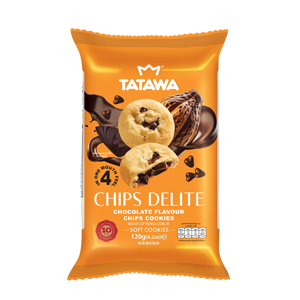 Tatawa Chips Delite Chocolate Soft Cookies 120g (10 Pack)