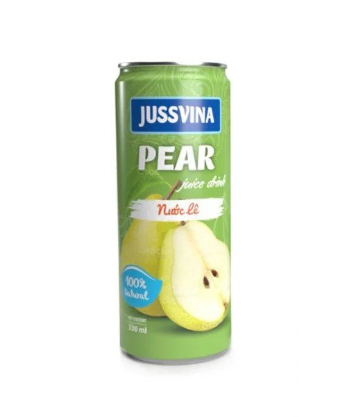 Jussvina Pear Juice Drink 330ml Can