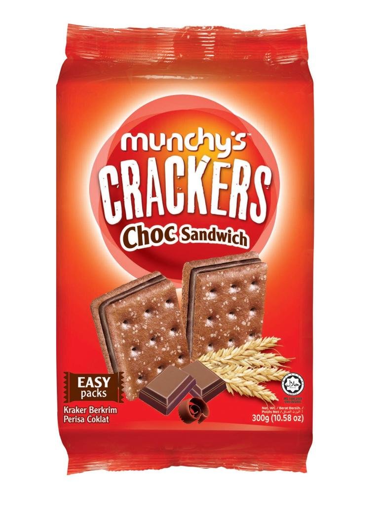 Munchy's Choco Sandwich Cracker 257g