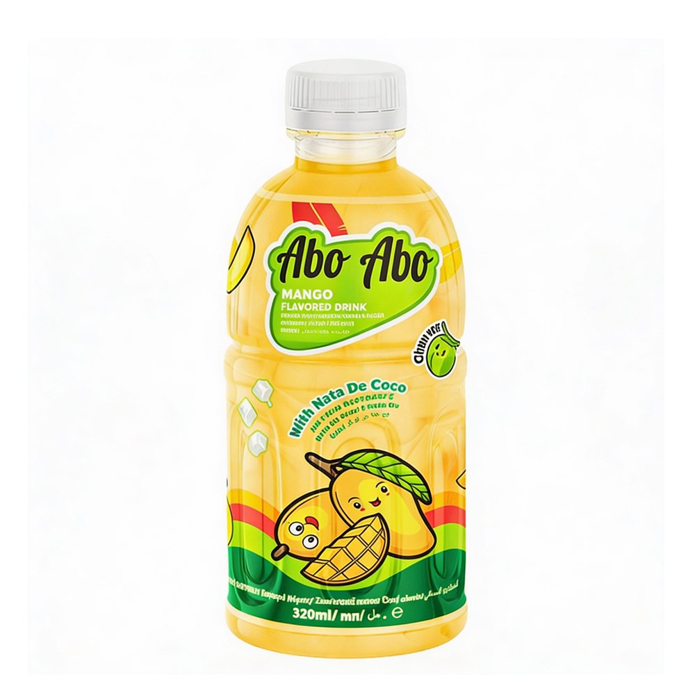 Abo Abo Nata de Coco Mango Drink with Pulp 330ml