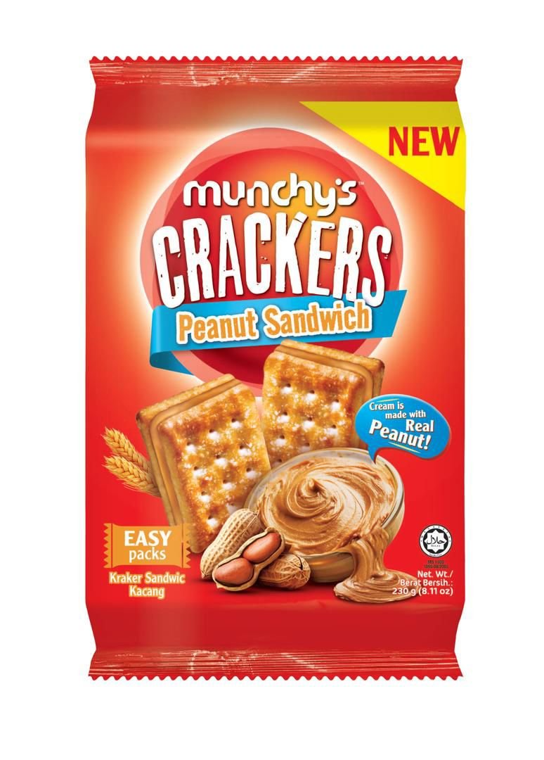 Munchy's Peanut Sandwich Cracker 230g