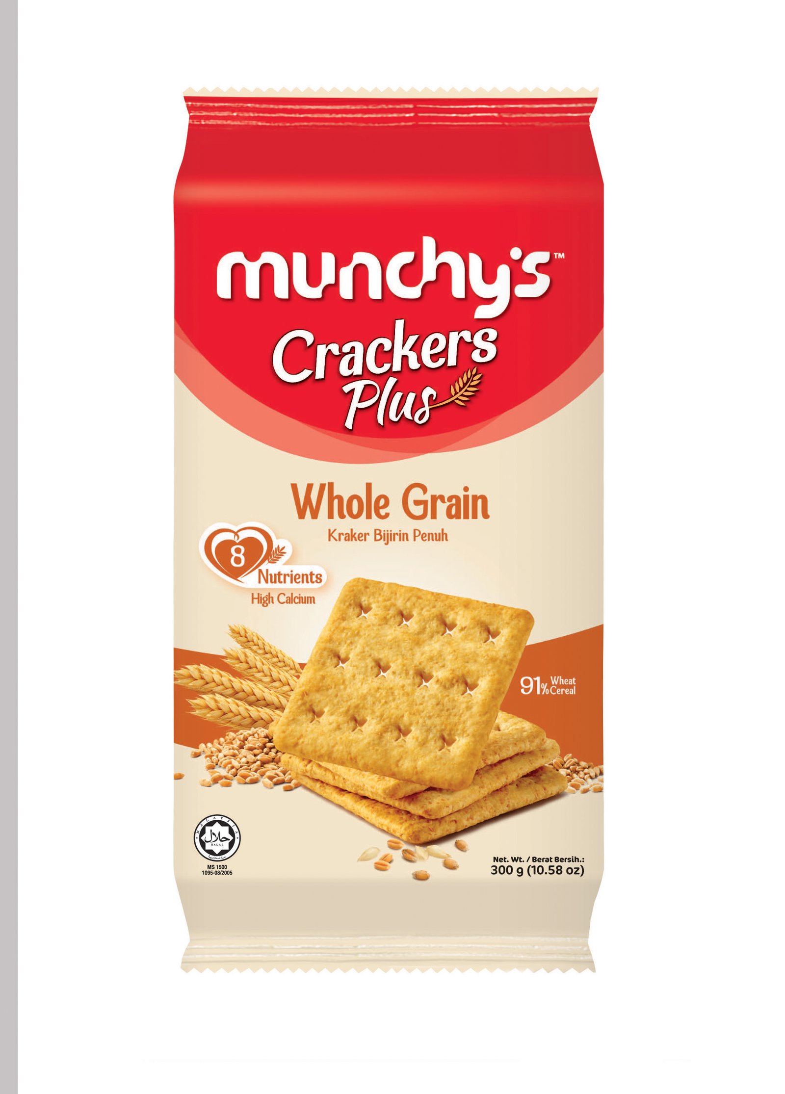 CRACKERS PLUS HIGH FIBRE WHOLE GRAIN